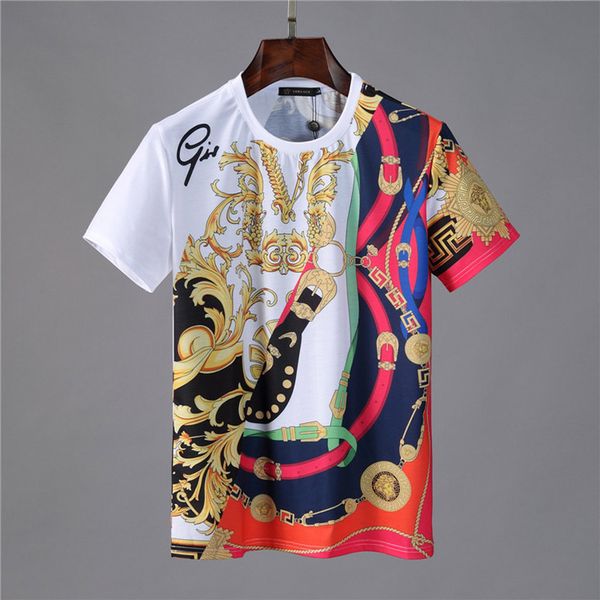 2020 designer men's summer t-shirts apparel europe and the united states world's high-quality me-dusa printing is very perfect hea, White;black